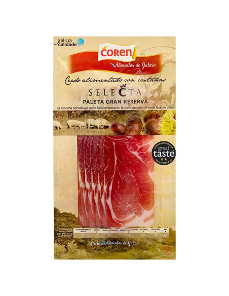 Sliced Chestnut-fed Ham Shoulder Gran Reserva, 80g