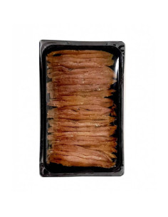 large tray cantabrian anchovies