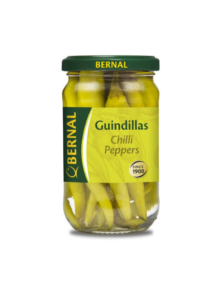 Pickled Guindilla, Green Basque Chili peppers, 290g