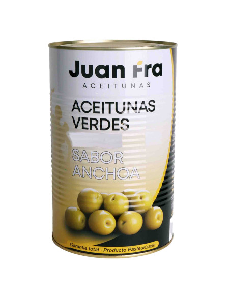 Pitted Green Manzanilla Olives, 4.2Kg Catering Size Tin