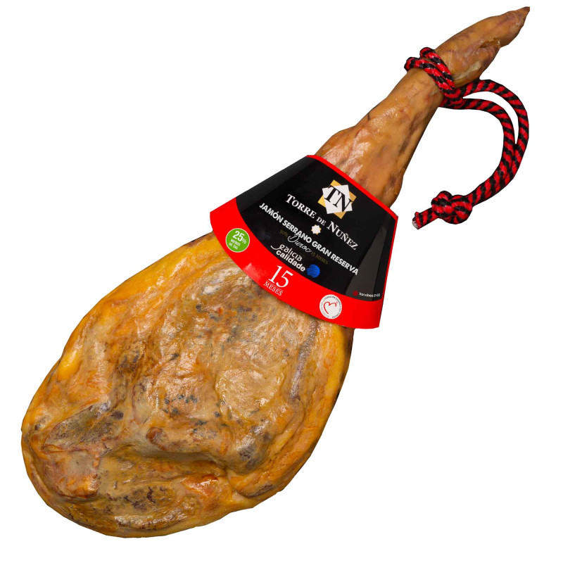 Spanish Serrano Ham on the bone  Cured for a minimum of 15 months