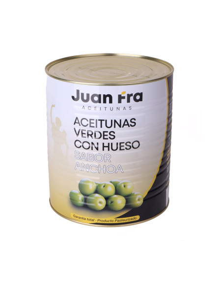 Green Whole Manzanilla Olives with stone, 8.5KG