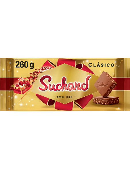 Turron de Chocolate Crujiente - Suchard, 260g